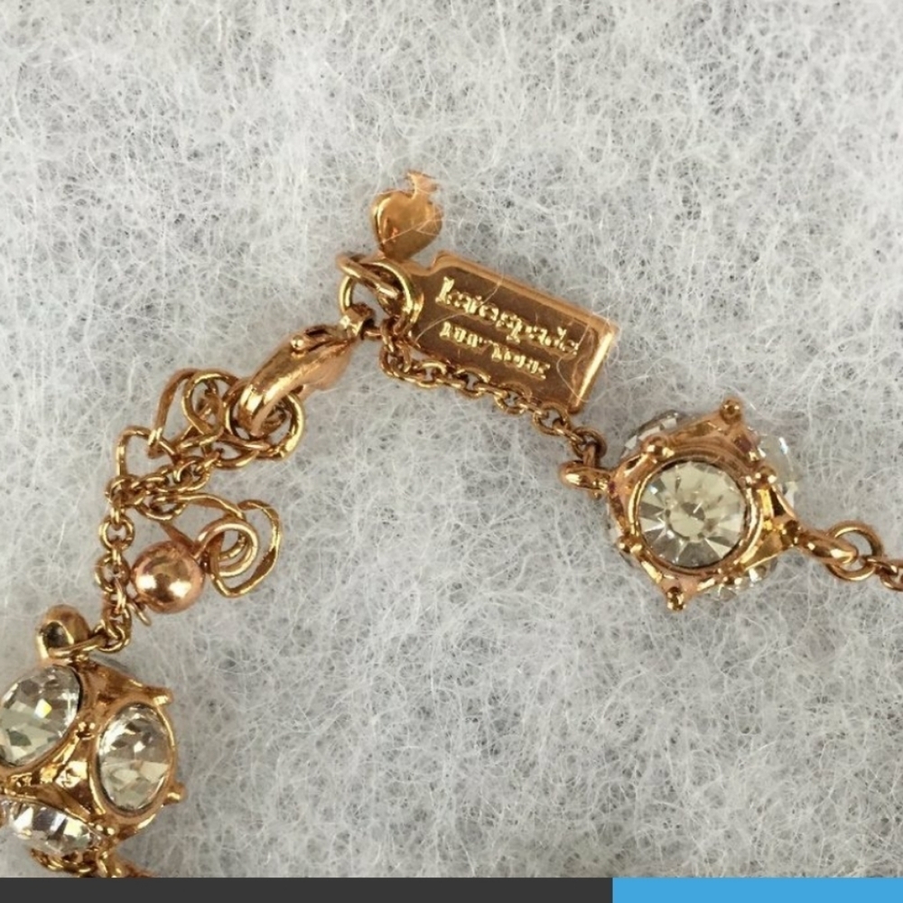 Kate Spade Lady Marmalade Bracelet Rose Gold Classic Designer Celeb Style - Picture 8 of 15